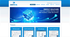 Desktop Screenshot of dotfixsoft.com